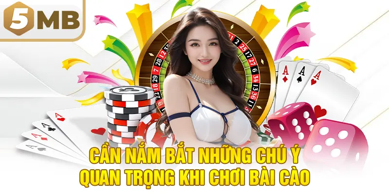 Cần nắm bắt những chú ý quan trọng khi chơi bài cào