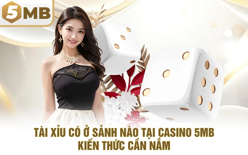 Tài Xỉu Có Ở Sảnh Nào Tại Casino 5MB - Kiến Thức Cần Nắm